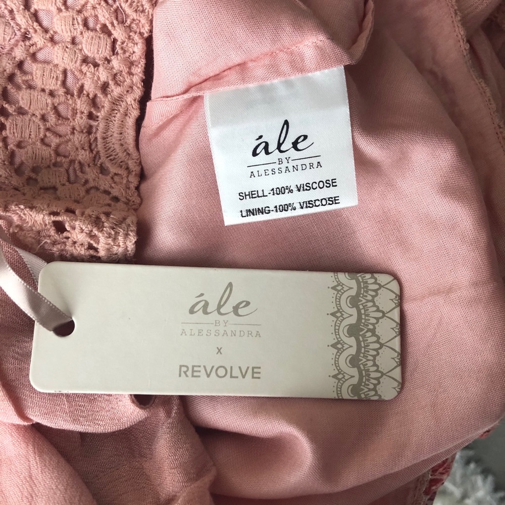 Ale by Alessandra Leticia Romper NEW Tea Rose M XS - Picture 9 of 10